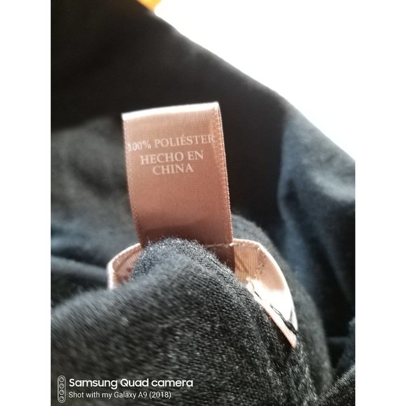 WHITE Stag Black Knotted Detail Top Large - Picture 3 of 7